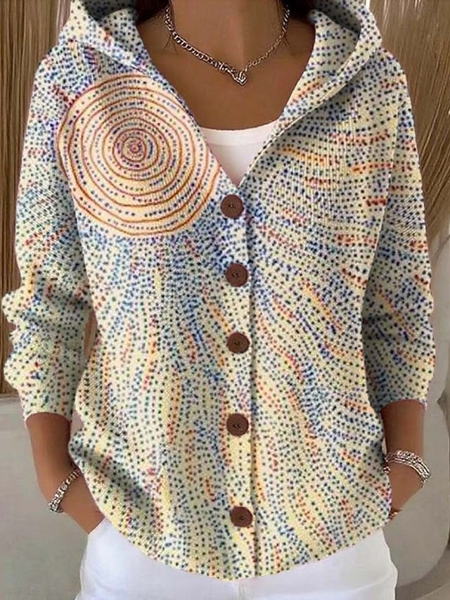 Mosaïque – Gilet à Capuche Patchwork