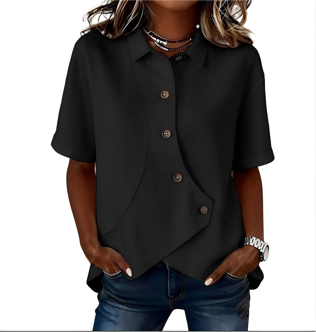 Lin Mêlé – Shirt en Mélange de Lin
