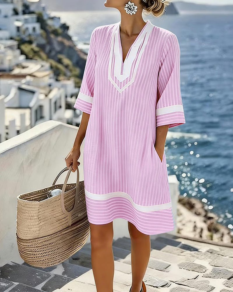 Mini Rayures – Mini-Robe Rayée