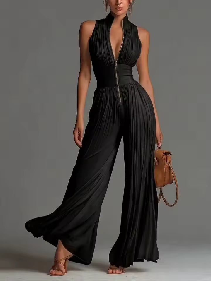 Chloé – Combinaison Col V Taille Marquée