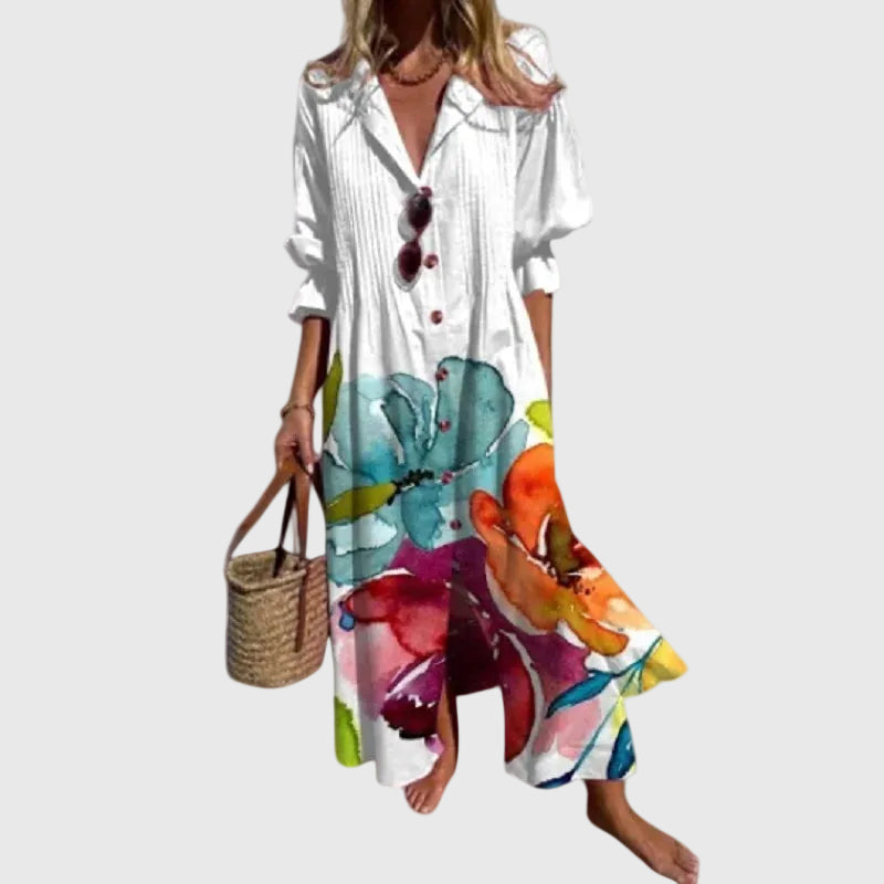 Boho Éclat – Maxi-Robe Bohème Éclatante