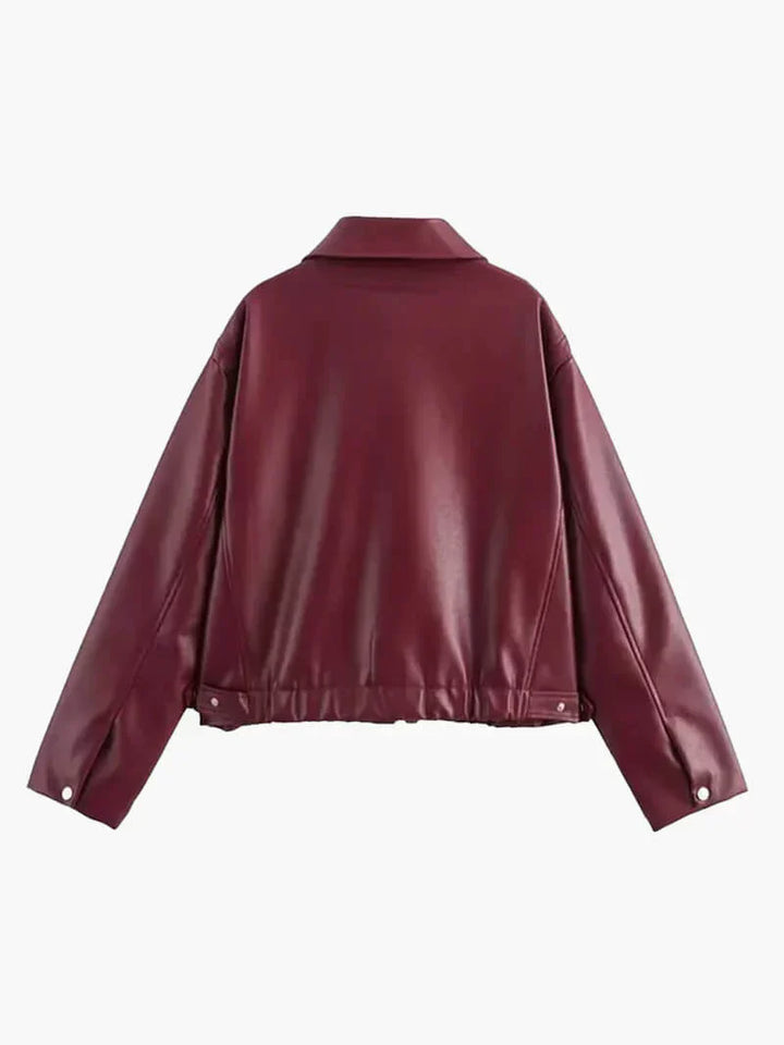 Feja – Veste Zippée Effet Cuir