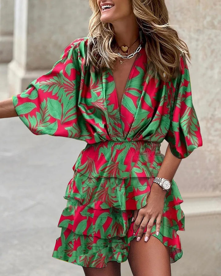 Caroline – Mini Robe Imprimée Stylée