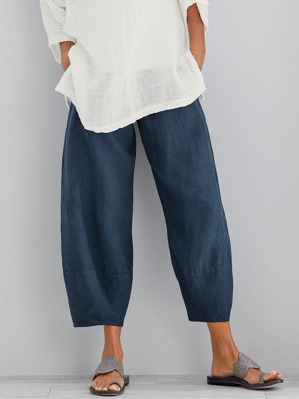Crop Coton – Pantalon Crop en Coton