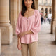 Col Carré – Blouse Col Carré