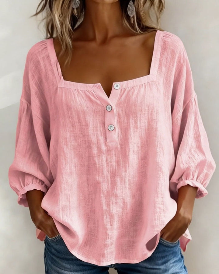 Col Carré – Blouse Col Carré