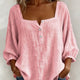Col Carré – Blouse Col Carré