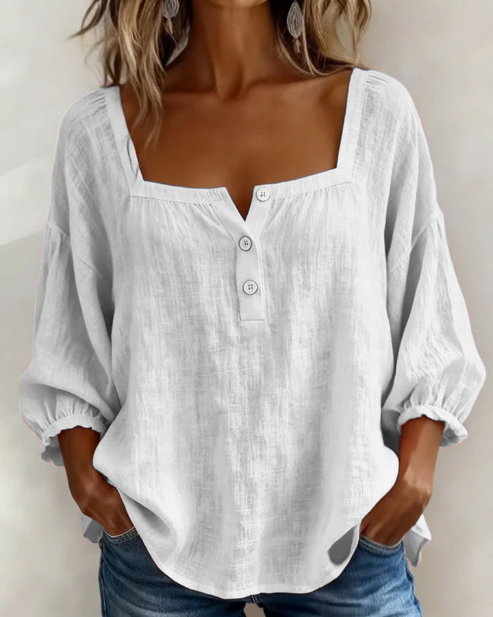 Col Carré – Blouse Col Carré