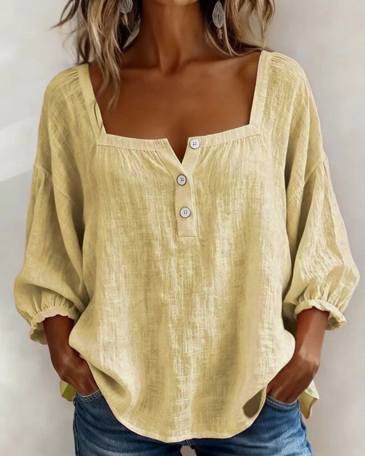 Col Carré – Blouse Col Carré