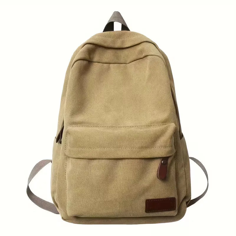 Sac à dos en toile avec poche avant