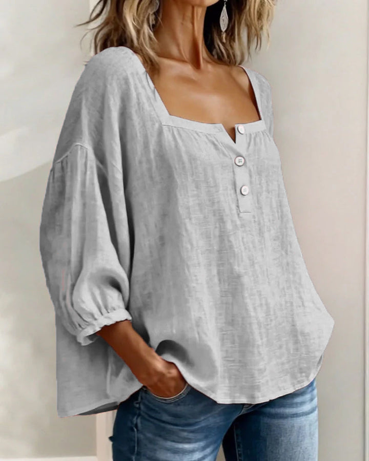 Lin Élégant – Blouse en Lin Élégante