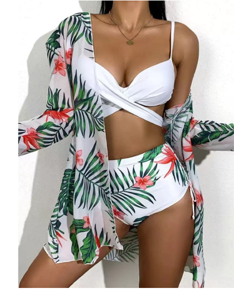 Dante | L'ensemble bikini 3 pièces coloré et sexy