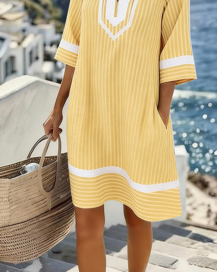 Mini Rayures – Mini-Robe Rayée