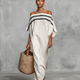 Bérénice – Robe Maxi Épaules Dénudées