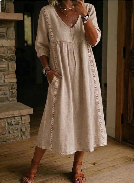 Denim Vintage Ample – Robe en Denim Vintage Ample