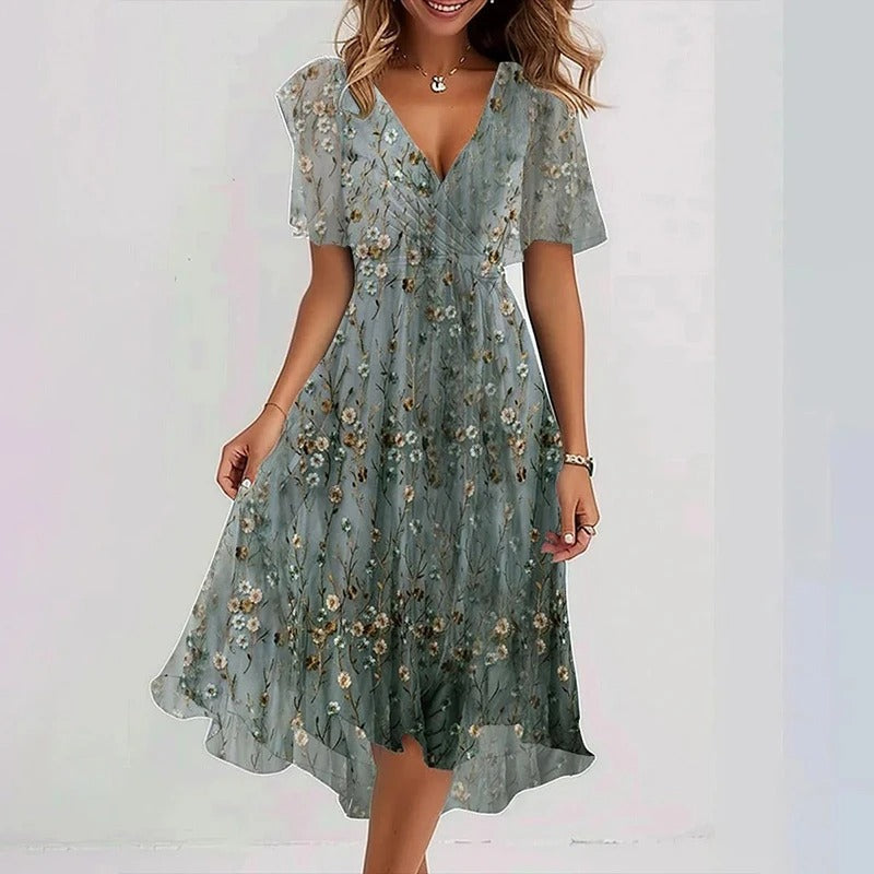 Céleste – Robe Élégante Éclatante