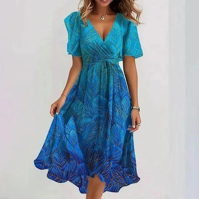 Céleste – Robe Élégante Éclatante