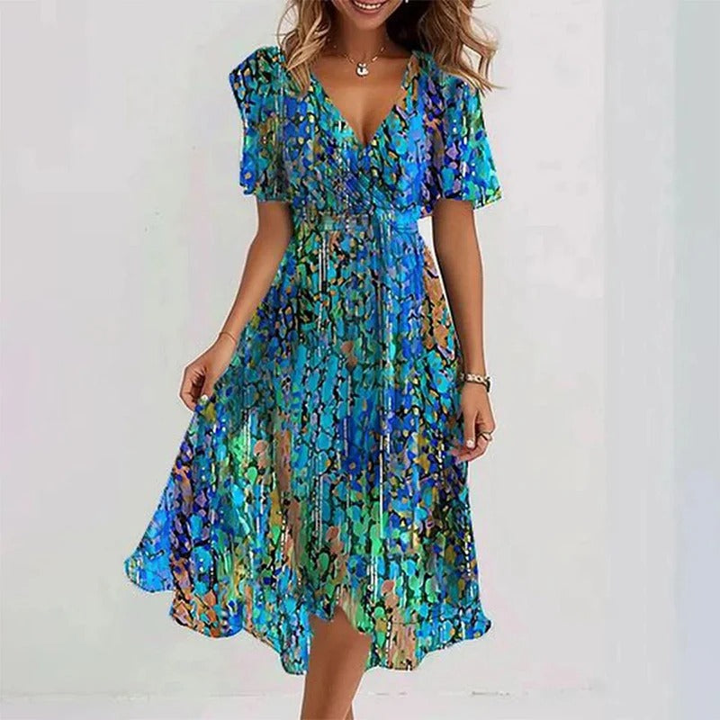 Céleste – Robe Élégante Éclatante