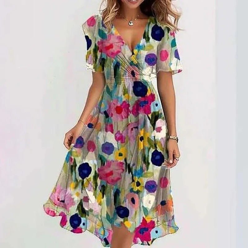 Céleste – Robe Élégante Éclatante