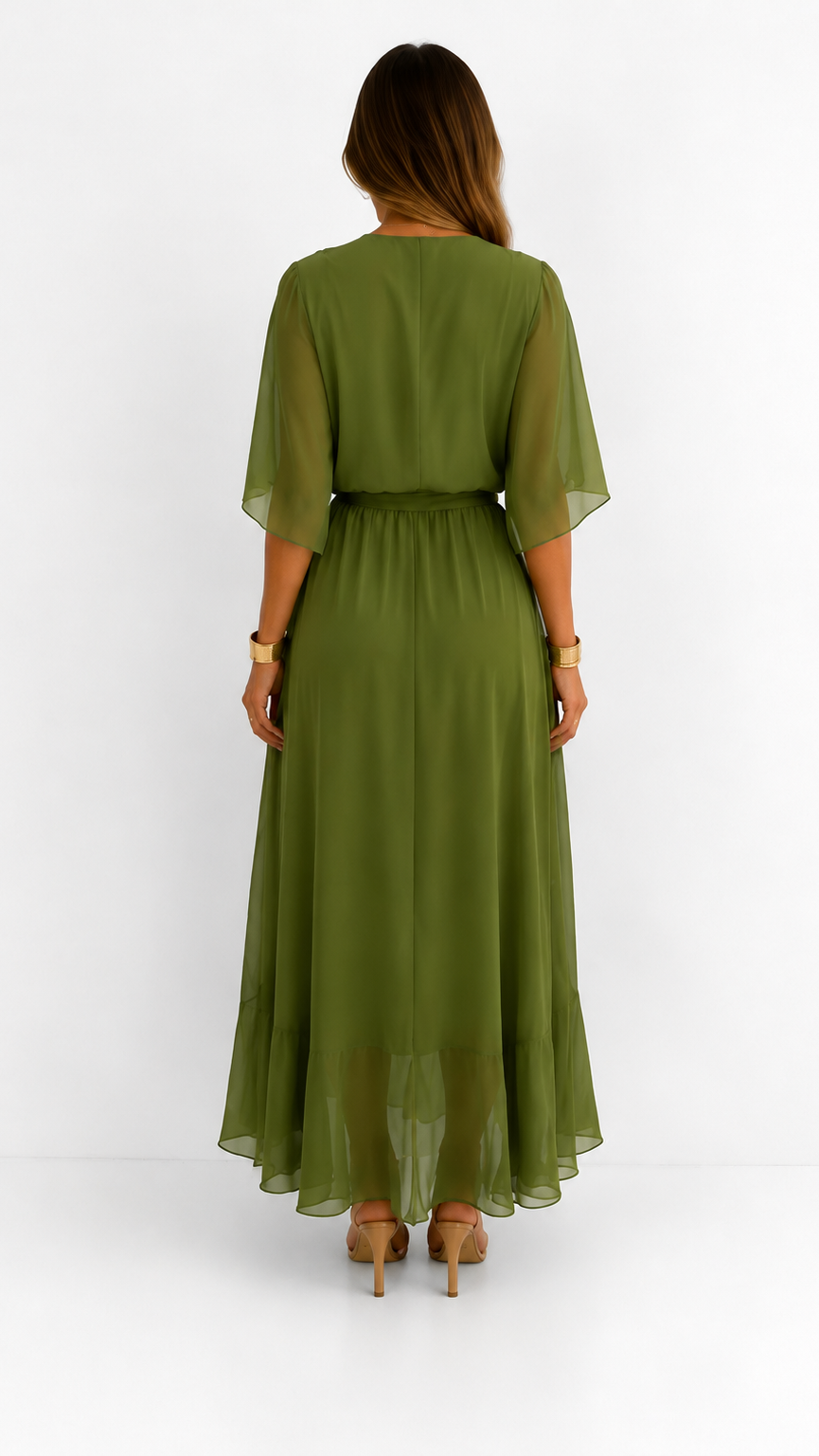 Plissée – Robe Plissée en Mousseline