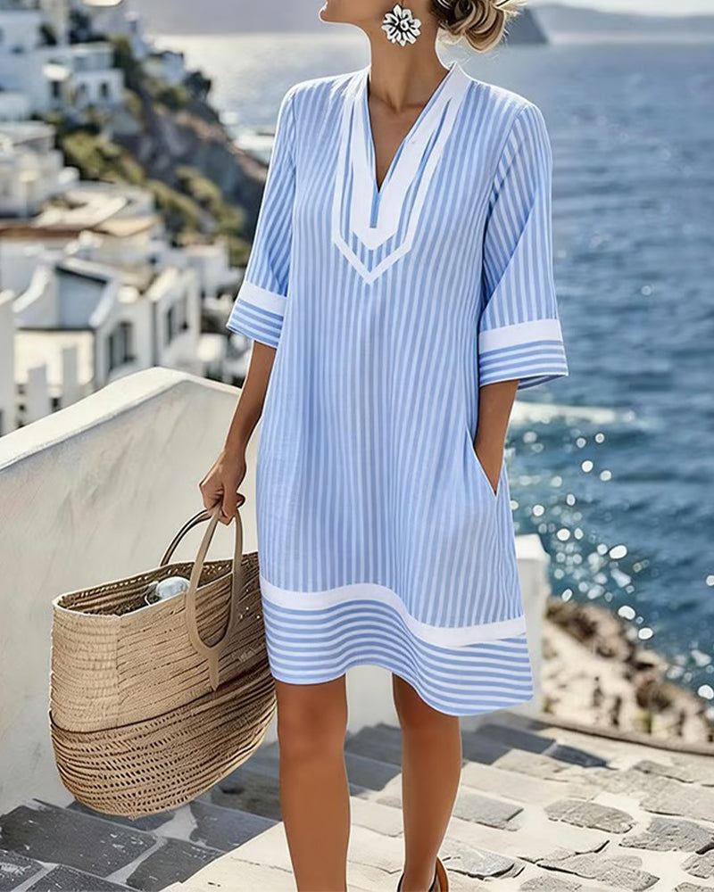 Mini Rayures – Mini-Robe Rayée