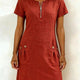 Naturelle – Robe en Mélange de Lin