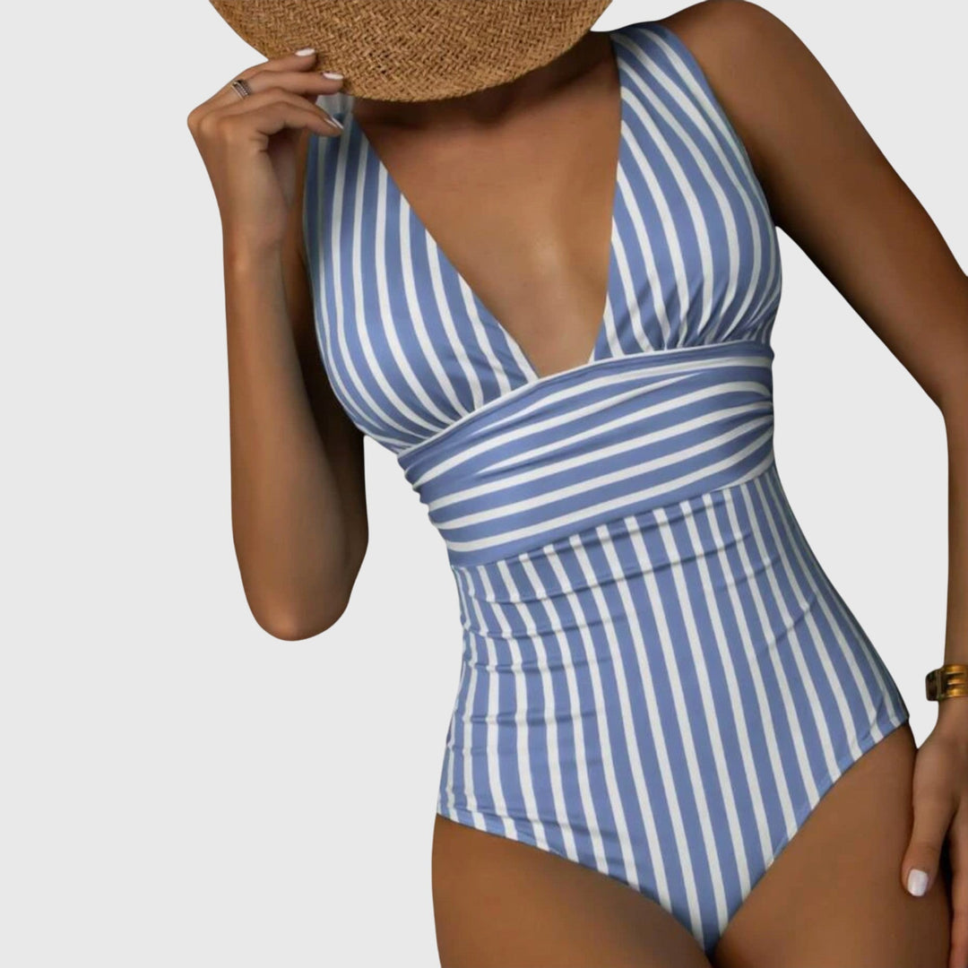 Rayures Maintien – Maillot de Bain Rayé à Armatures