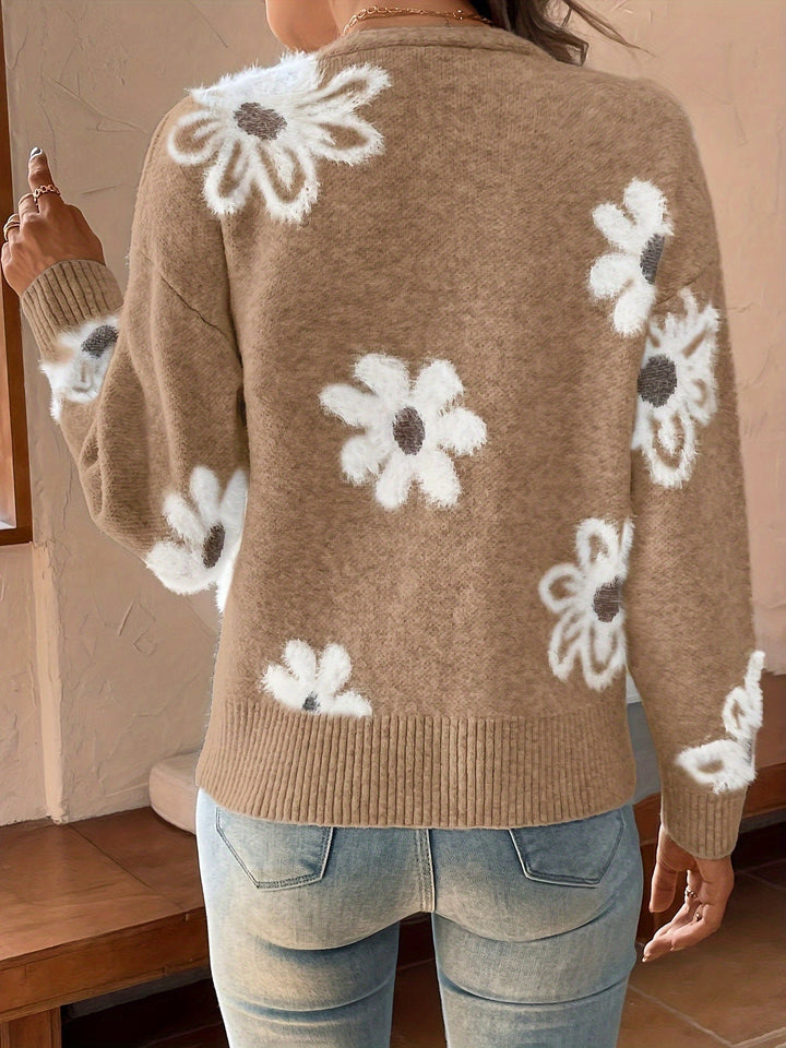 Emma – Cardigan à Motif Floral
