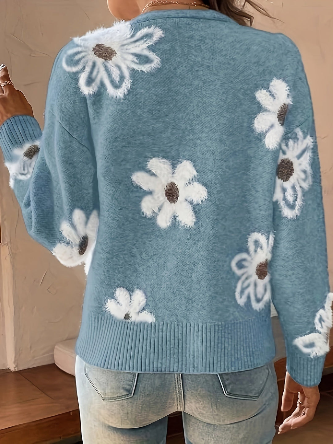 Emma – Cardigan à Motif Floral