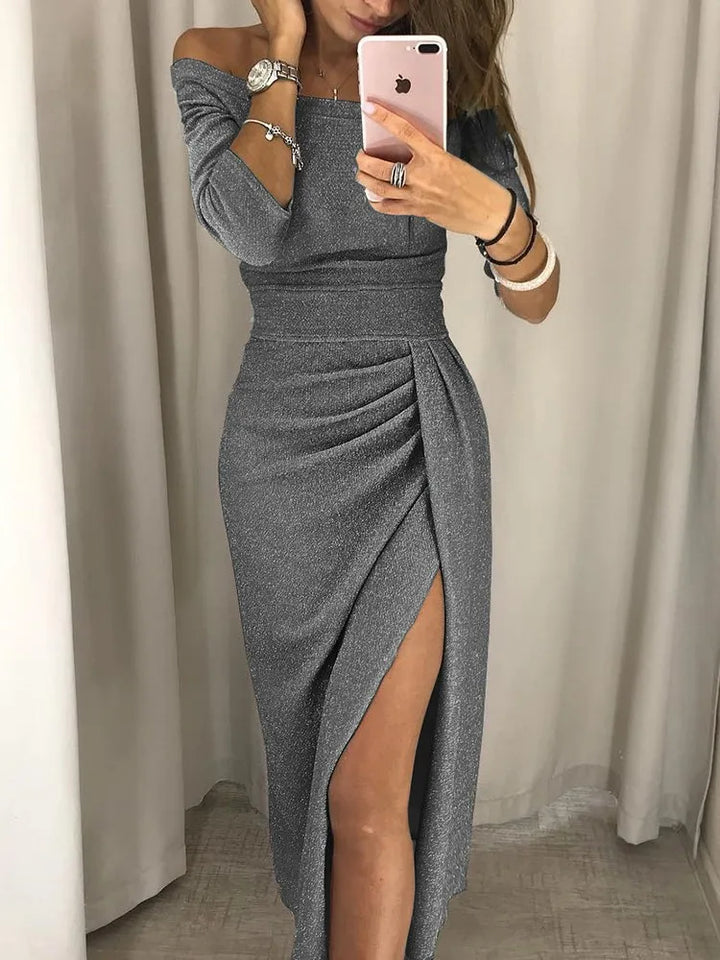 Esmée – Robe en Coton à Haute Fente
