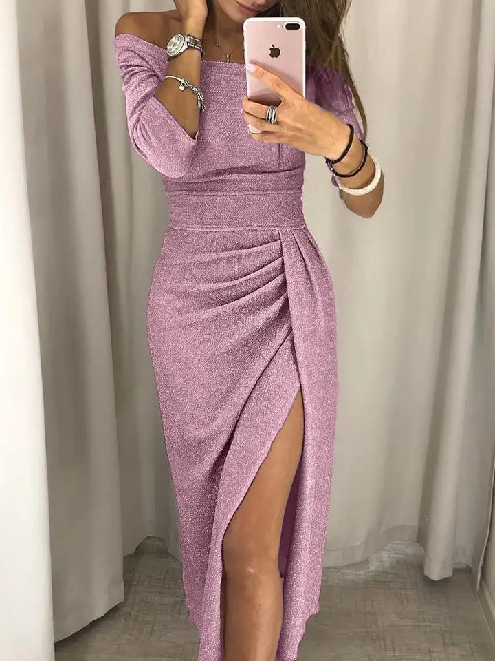 Esmée – Robe en Coton à Haute Fente