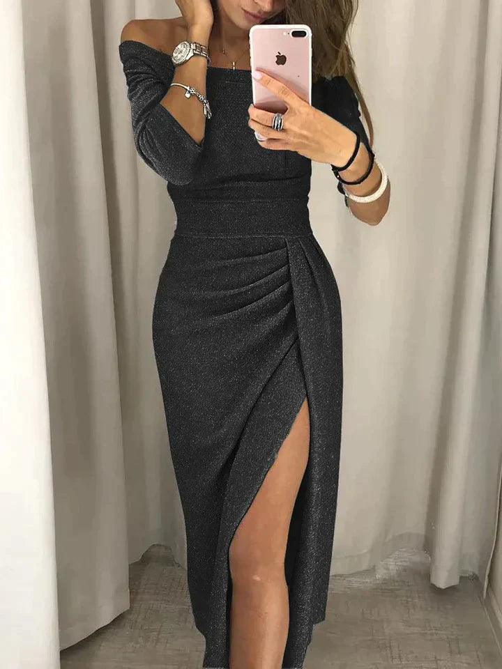 Esmée – Robe en Coton à Haute Fente