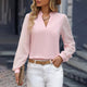 Eva – Top en Mousseline Col V