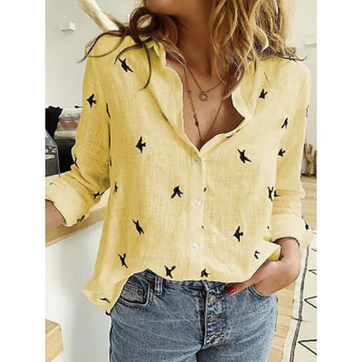 Eva – Blouse en Lin Confortable