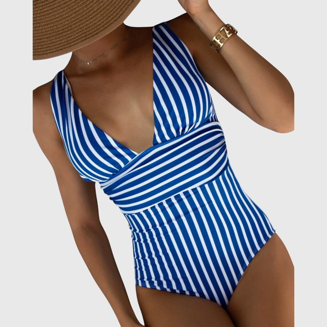 Rayures Maintien – Maillot de Bain Rayé à Armatures