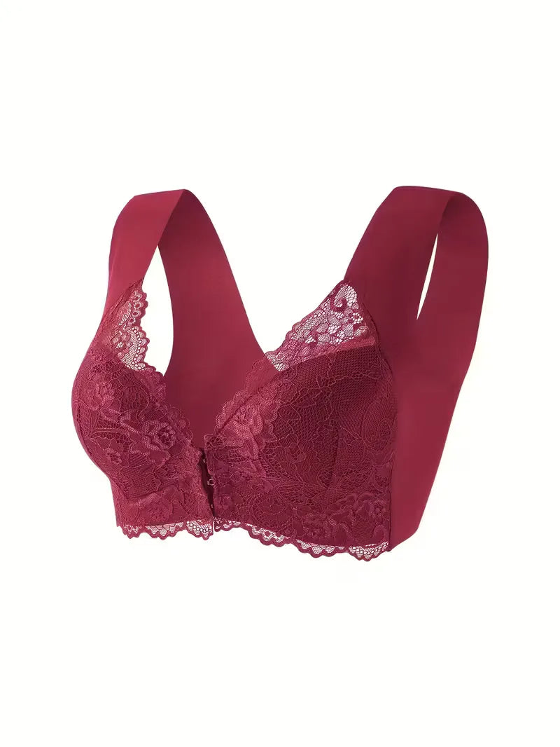 Soutien-gorge en dentelle avec fermeture avant