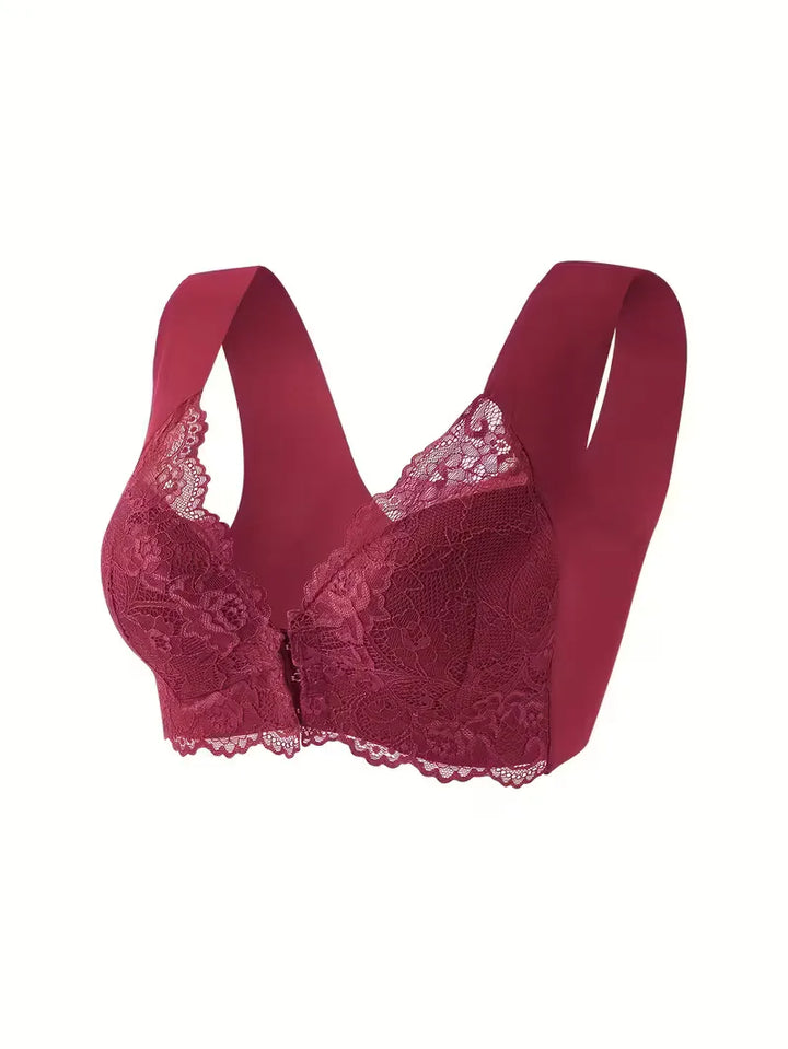 Soutien-gorge en dentelle avec fermeture avant