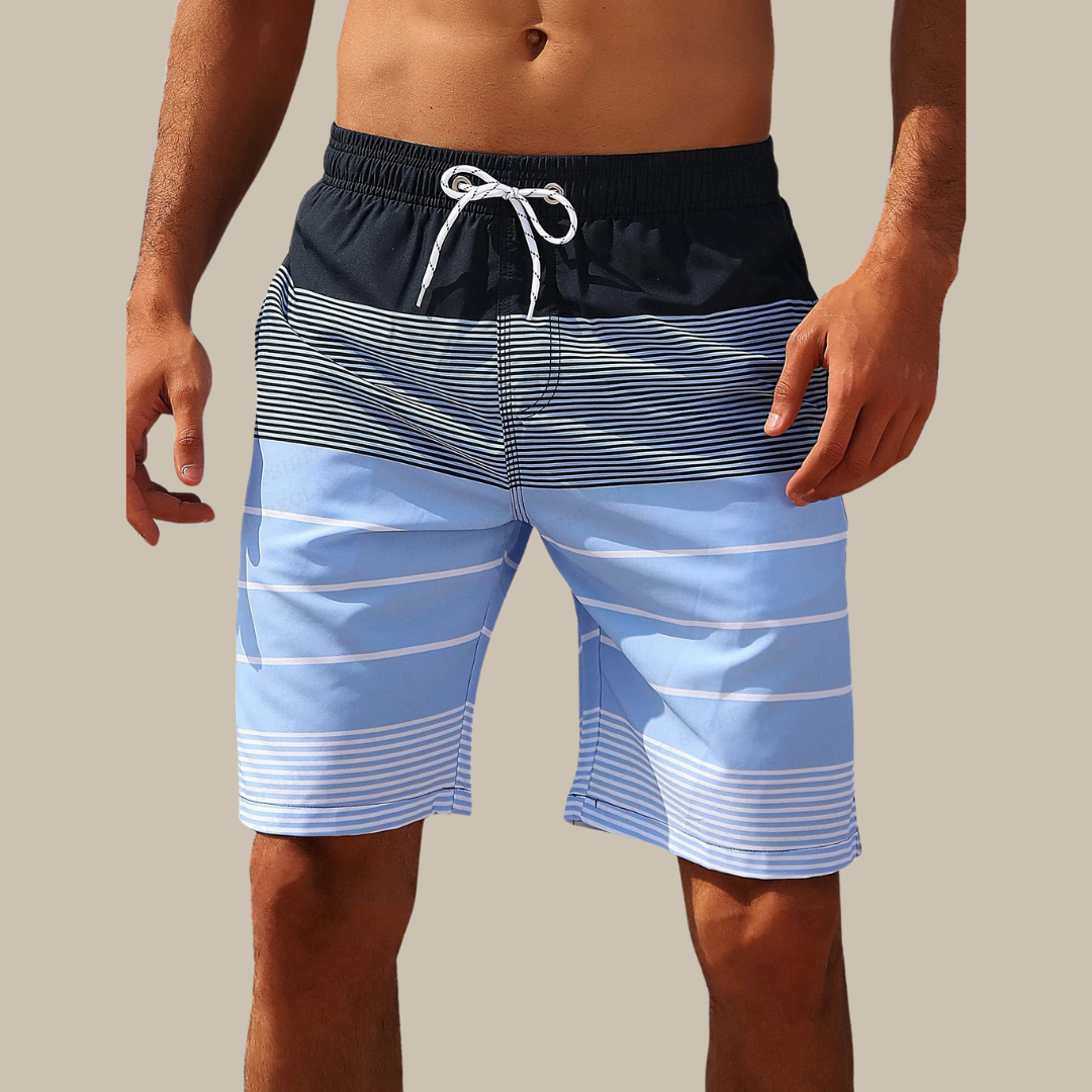Short de bain color-block à séchage rapide Finn