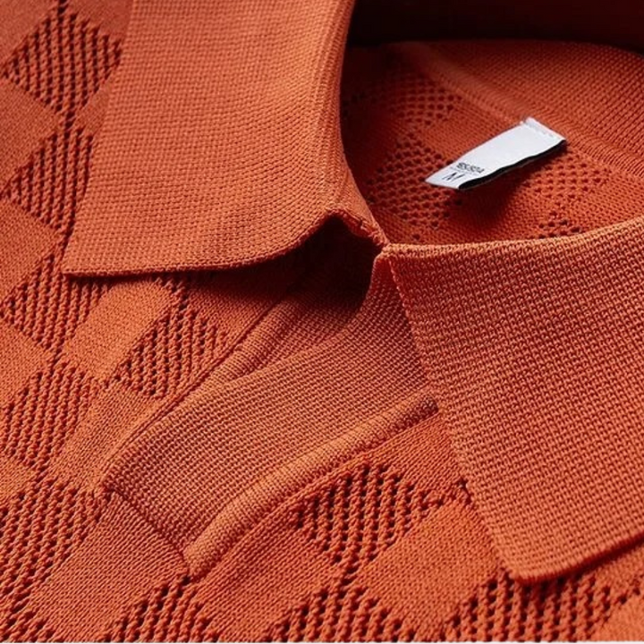 Polo en maille texturée Floris
