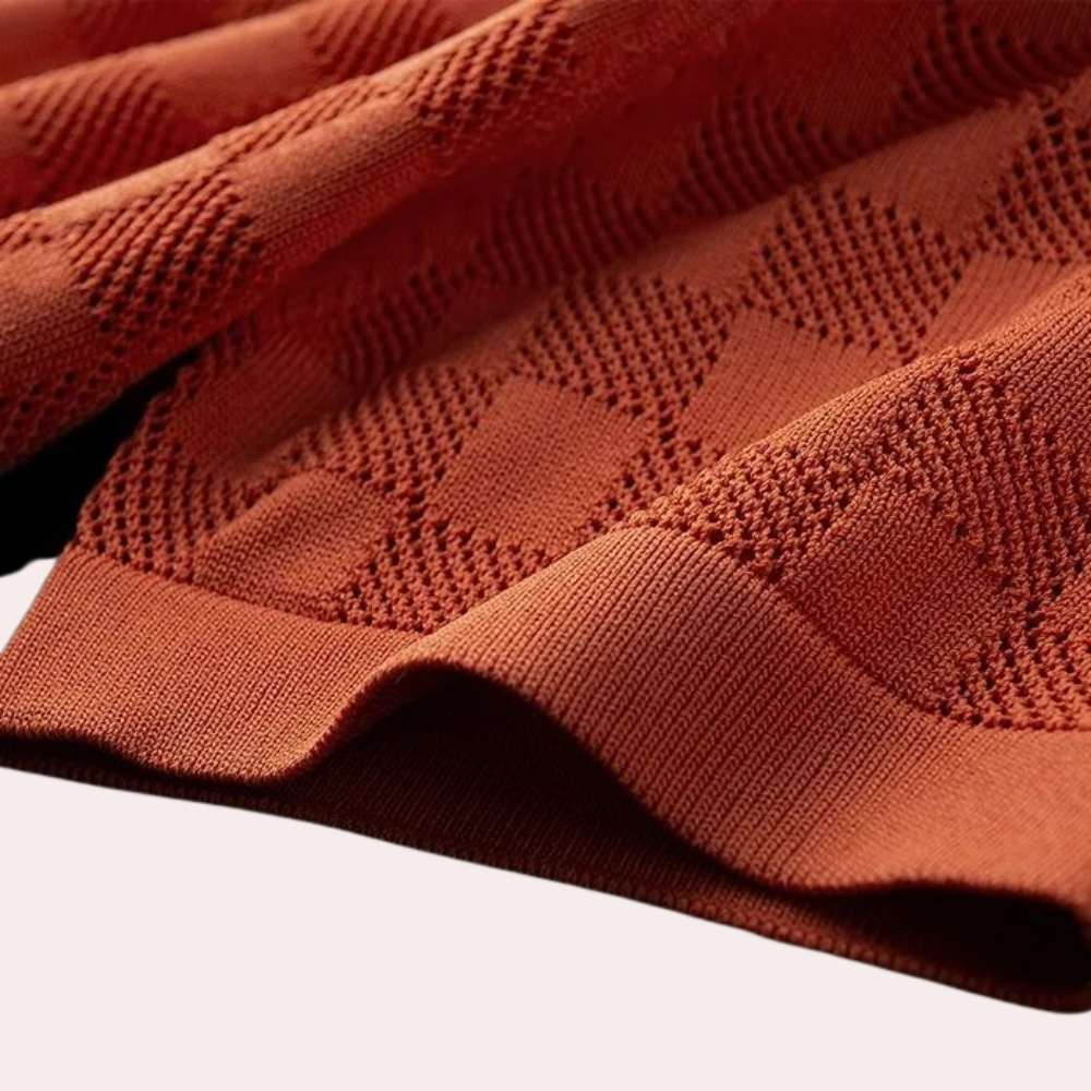 Polo en maille texturée Floris