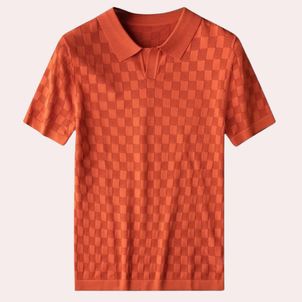 Polo en maille texturée Floris