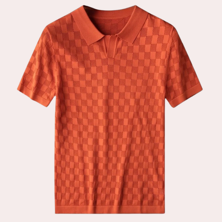 Polo en maille texturée Floris