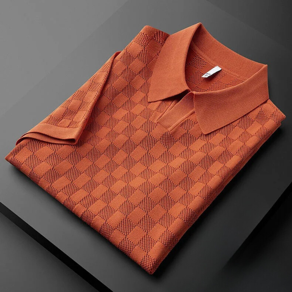 Polo en maille texturée Floris