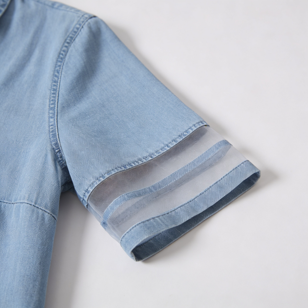 Denim Classique – Robe-Chemise Denim Classique