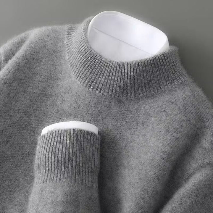 Pull en Cachemire Élégant à Col Montant