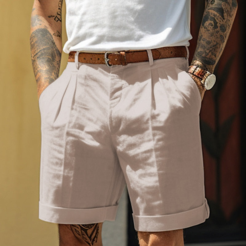 Steve – Short en Lin Confort Homme