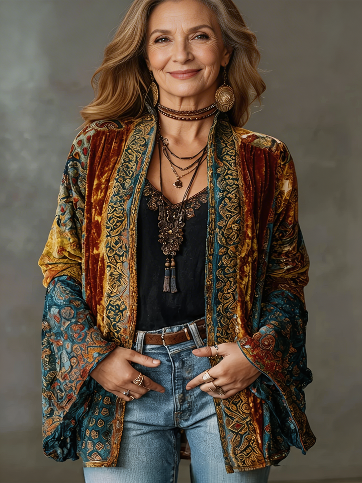 Flanelle Boho – Veste en Flanelle Bohème