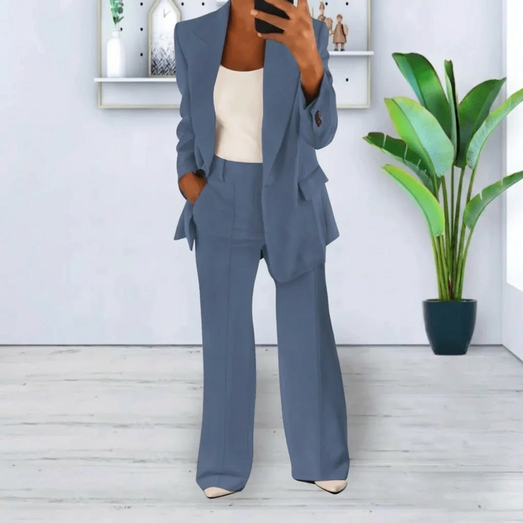 Alea – Tailleur Deux Pièces Blazer et Pantalon