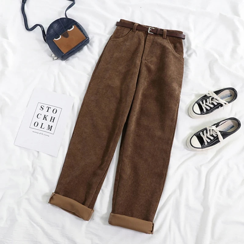 Hilda – Pantalon en Velours Côtelé