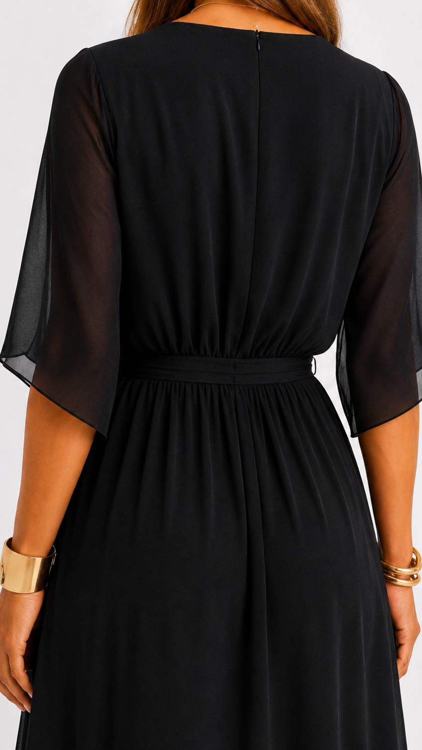 Plissée – Robe Plissée en Mousseline